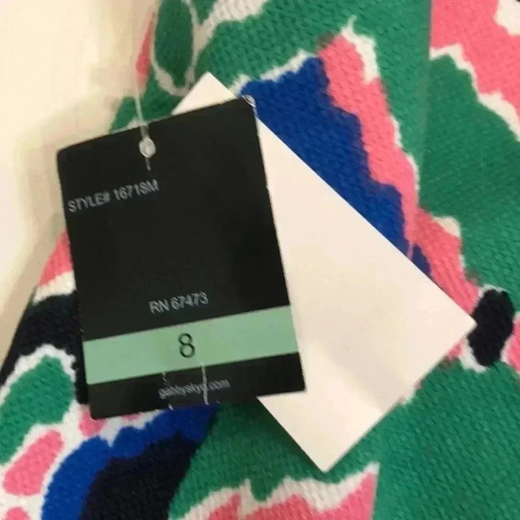 đ
șNWTÂ Gabby Skye sleeveless disco mod multi color liberty floralâdress side 8 - Picture 7 of 12